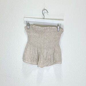 NWT Abercrombie and Fitch Strapless Linen Top